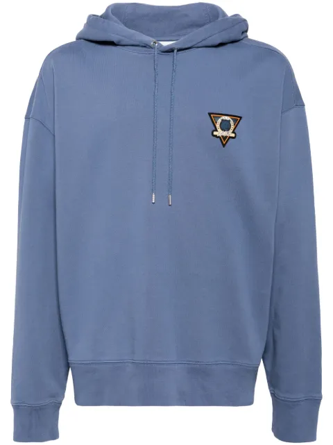 Maison Kitsuné long sleeve cotton hoodie Blue MM00709KM0001P433