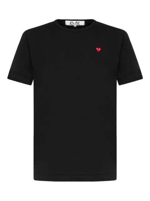 Comme Des Garçons Play heart-patch T-shirt Black AXT304051