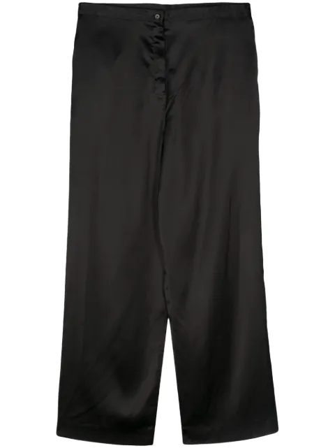 Botter stretch-design satin trousers Black 241W5003W121