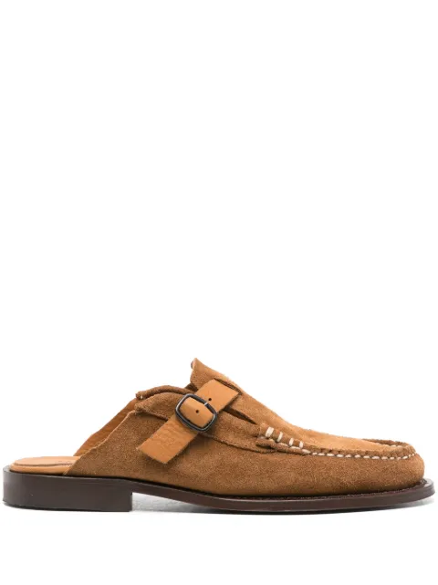 Hereu Barraca suede slippers Brown BASUMFS24