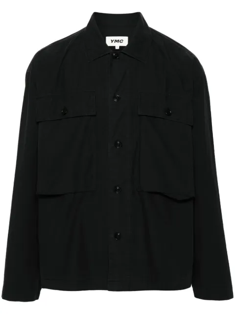 YMC Military cotton shirt Black P2WAQ