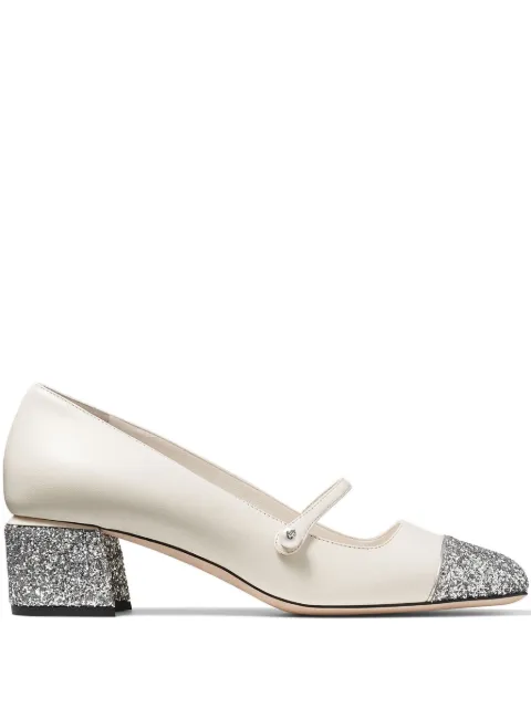 Jimmy Choo 45mm Elisa pumps White ELISA45PJE