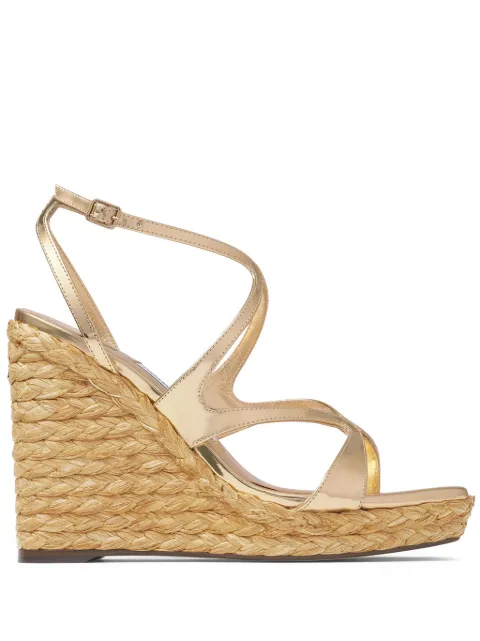 Jimmy Choo Ayla 110 sandals Gold AYLA110CUH