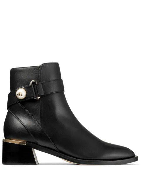 Jimmy Choo Noor 45mm ankle boots Black NOOR45SQM