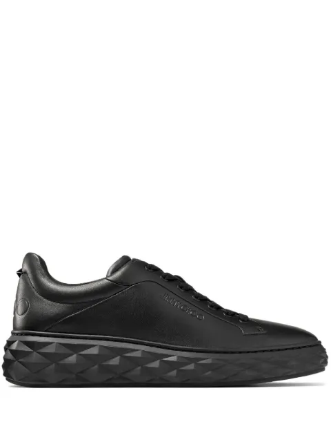 Jimmy Choo Diamond Maxi M II leather sneakers Black DIAMONDMAXIMIIRXN
