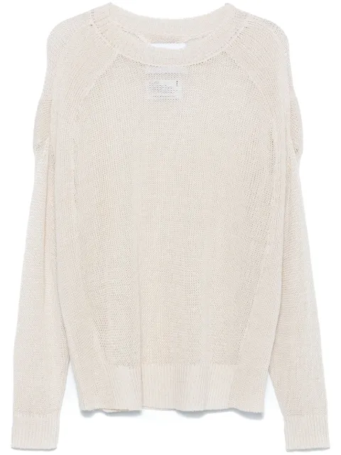 White Mountaineering open-knit sweater Neutrals WM2471601