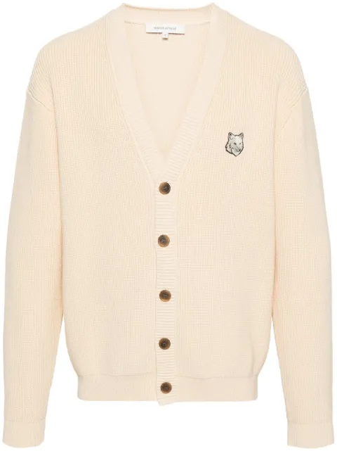 Maison Kitsuné Baby Fox cardigan Neutrals MM00506KT1098