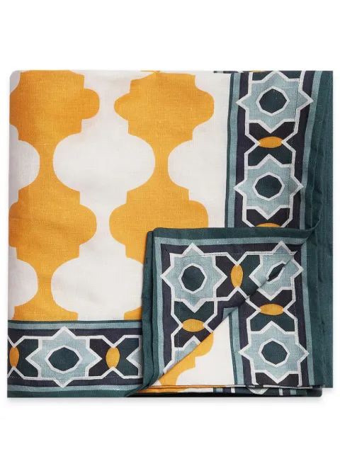 La DoubleJ Plaza linen tablecloth (180cm x 280cm) Yellow TBC0002LIN001PLA05YE02
