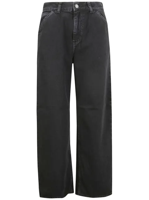 Carhartt WIP mid-rise straight-leg jeans Black I033142894J