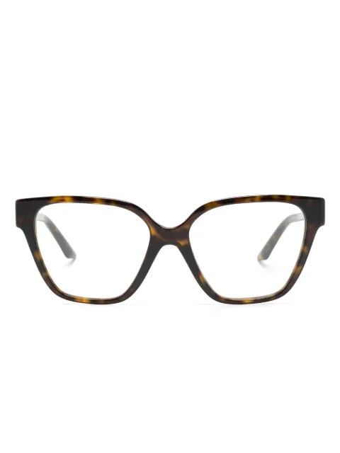 Versace Eyewear Greca square-frame glasses Brown VE3358B108