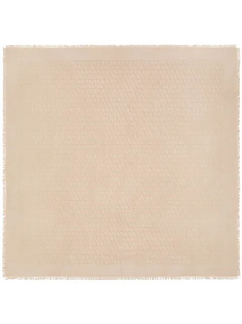 Valentino Garavani Toile Iconographe scarf Neutrals WEB104SEJ