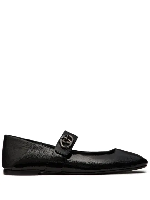 Valentino Garavani VLogo Locker ballet flats Black WS0JV2IZM