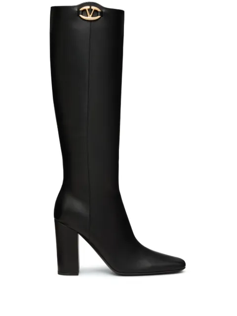 Valentino Garavani 100mm VLogo The Bold Edition boots Black WS0JU9EEY