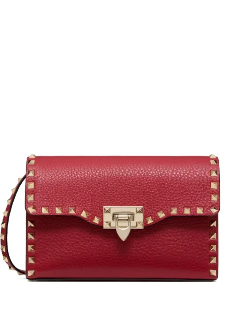 Valentino Garavani small Rockstud cross body bag Red WB0181VSF