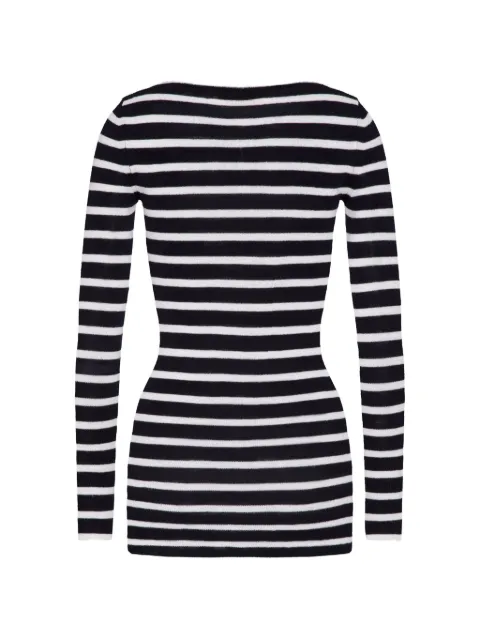 Valentino Garavani striped sweater Black BKC58U8R2