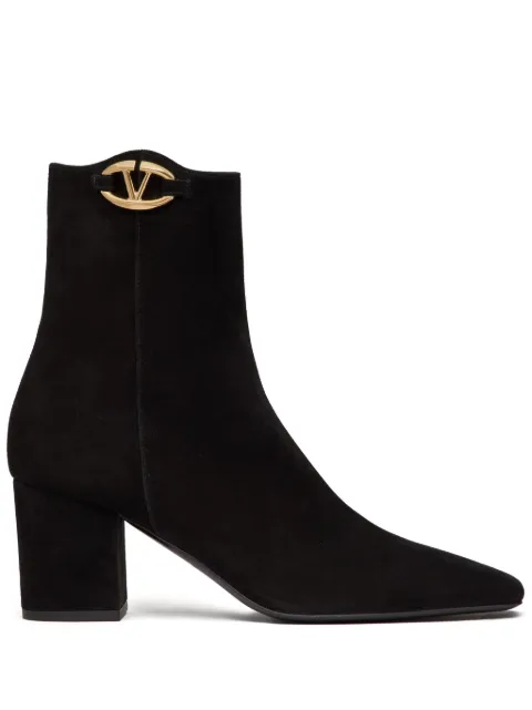 Valentino Garavani 70mm VLogo The Bold Edition ankle boots Black WS0JX4EPR