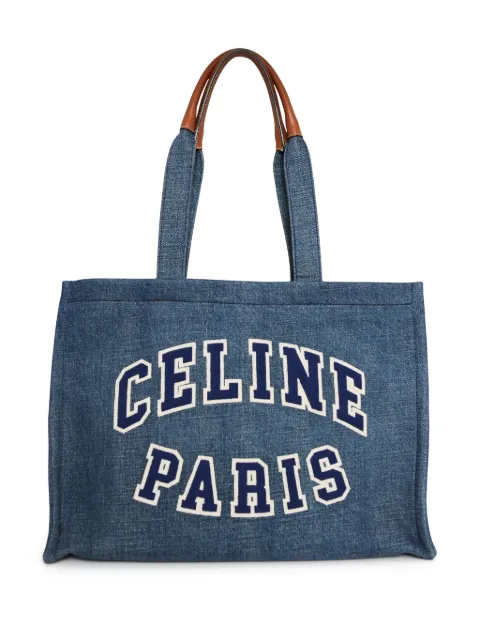 Celine Pre-Owned Cabas denim tote bag Blue DPVC7801