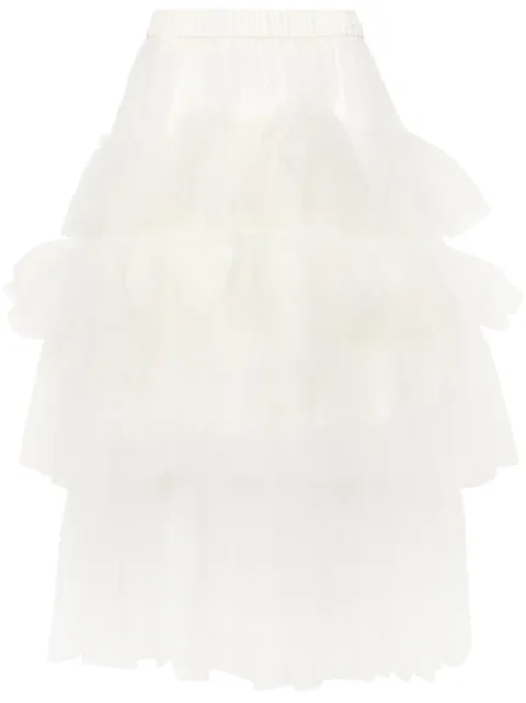 Simone Rocha Tulle midi skirt White 31250035IVORY