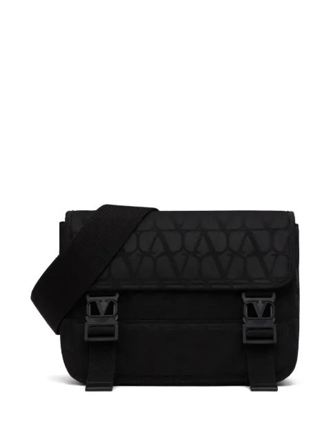 Valentino Garavani Toile Iconographe jacquard shoulder bag Black YB0C85CSH