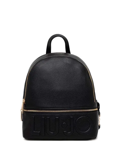 LIU JO embossed logo backpack Black AXX025E0086