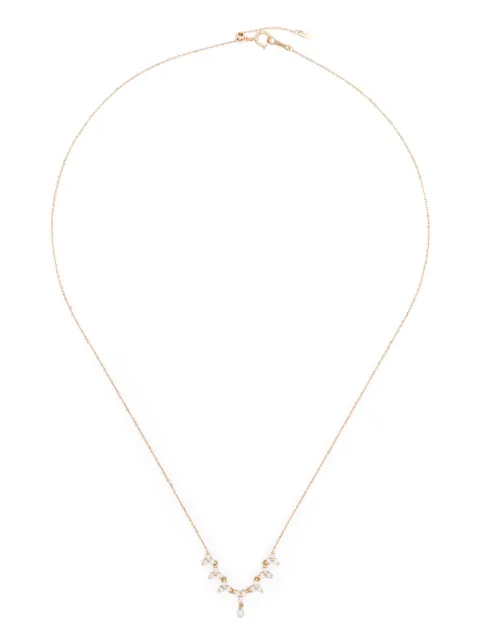 Persée 18kt yellow gold Triangle diamond tennis necklace Yellow N11103YG