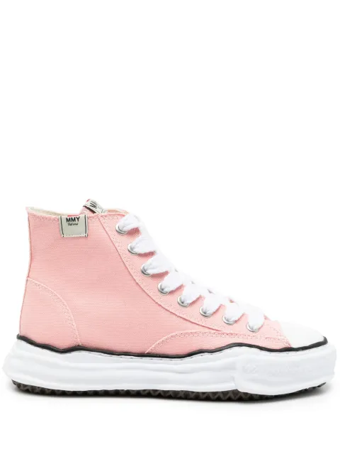 Maison MIHARA YASUHIRO Peterson cotton-canvas sneakers Pink A01FW701