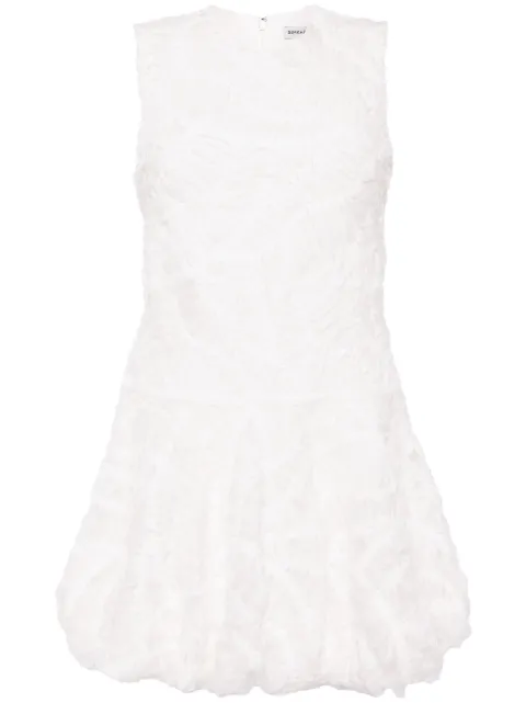SIMKHAI Vallan ruffle-detail minidress White 2241045F