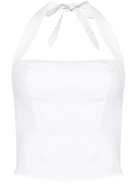 Reformation Malika linen top White 1314836WHT