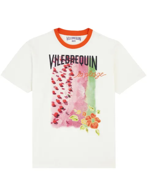 Vilebrequin graphic-print cotton T-shirt White PTSAP381