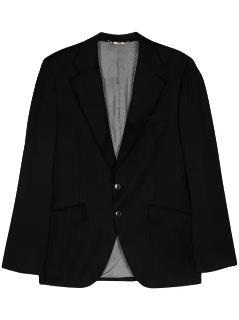 Dolce & Gabbana Pre-Owned 2000s pinstriped single-breasted jacket Black DOG420BW