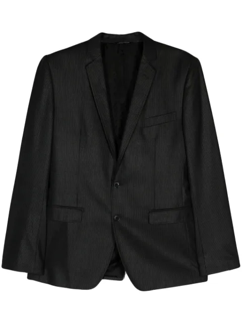 Dolce & Gabbana Pre-Owned 2000s pinstriped single-breasted jacket Grey DOG450BS