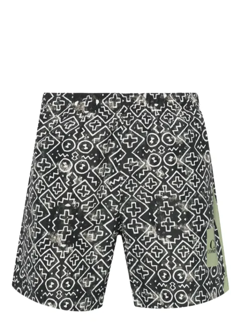 C.P. Company baja-print swim shorts Green 16CMBW221A110095P