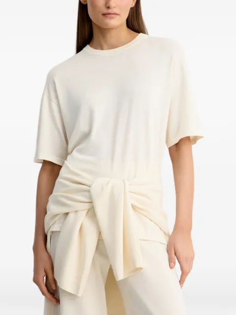 12 STOREEZ crew neck short-sleeve T-shirt Neutrals 125309