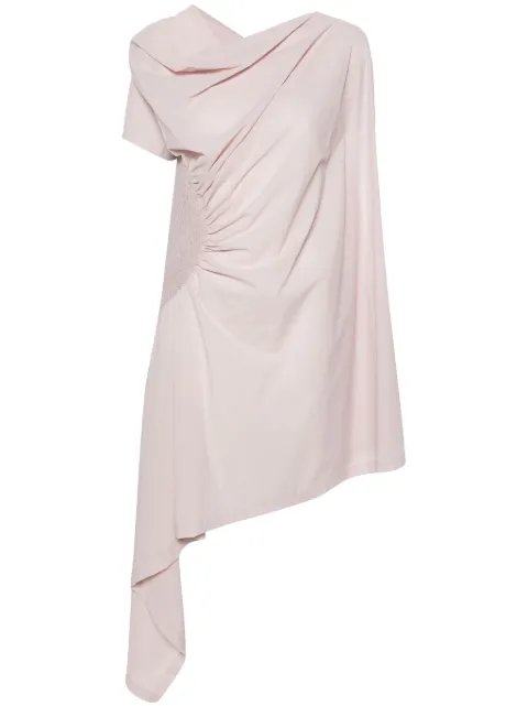 Issey Miyake draped asymmetric dress Pink IM46FH538