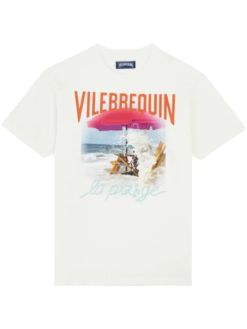 Vilebrequin graphic-print cotton T-shirt White PTSAP386