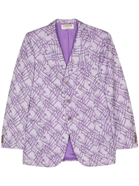 A.N.G.E.L.O. Vintage Cult 1960s single-breasted blazer Purple ANG450BH