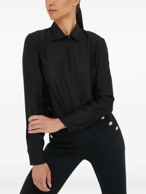 Armani Exchange long-sleeve shirt Black 8NYC60YNVYZ