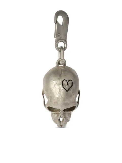 Parts of Four Monkey Skull charm Silver Z23094AS