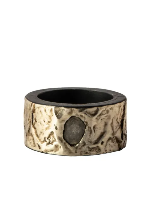 Parts of Four Sistema yellow-diamond ring Black 180110