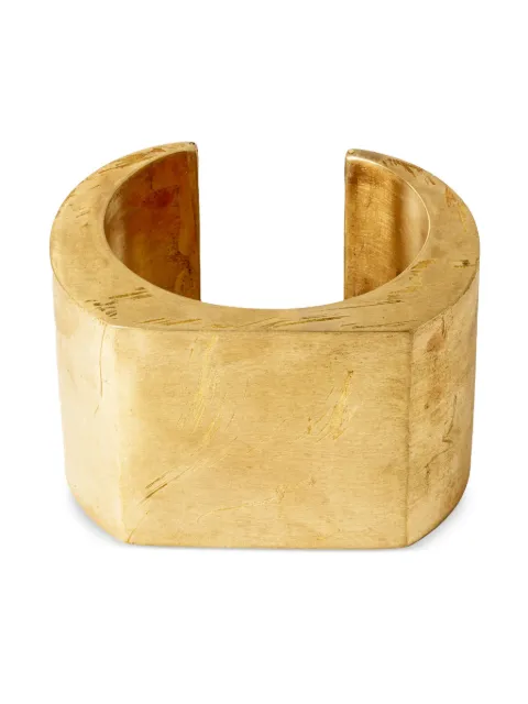 Parts of Four Crescent Plane cuff bracelet Gold 7021AG