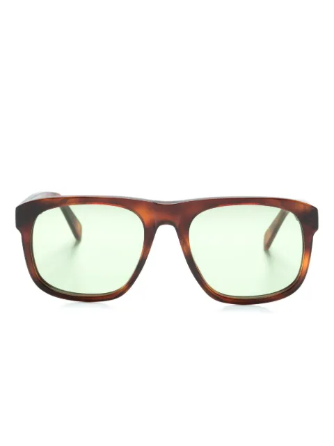 TOTEME The Navigator pilot-frame sunglasses Brown 242WAE1083EC0001109
