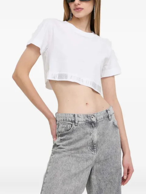 Patrizia Pepe logo-tape T-shirt White 8M1613J089