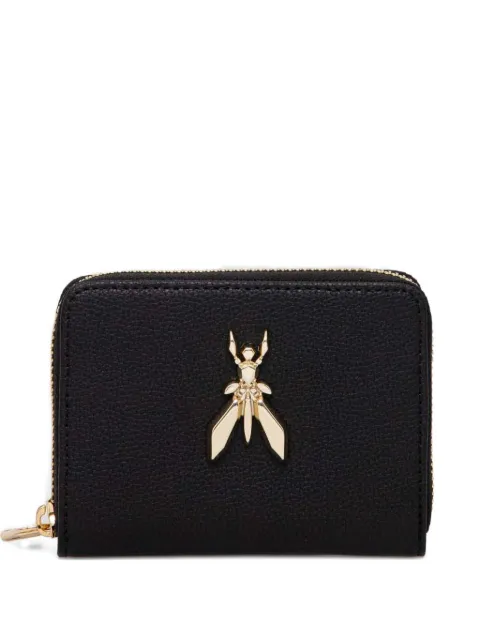 Patrizia Pepe Fly-motif zip wallet Black 8Q0017L001