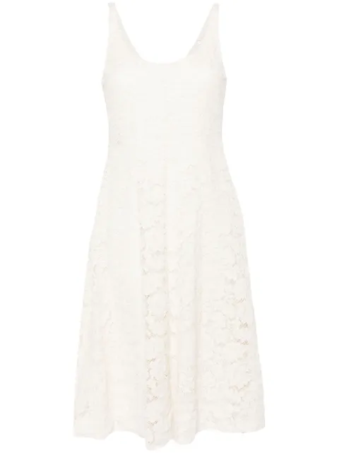 Prada floral-lace A-line dress White P3L02SOOO14F4F0018