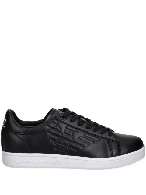 Ea7 Emporio Armani logo-embossed sneakers Black XCC51X8X001D