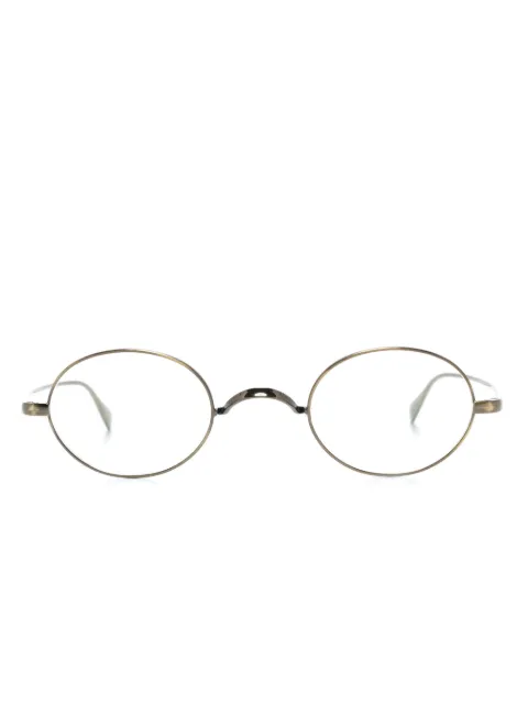 Oliver Peoples Calidor round-frame glasses Brown OV1185