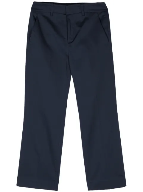 DONDUP Meli satin trousers Blue DP575CS0122DXXX