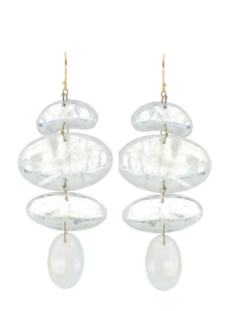 Ten Thousand Things 18kt yellow gold Totem moonstone earrings Gold ER757GGM