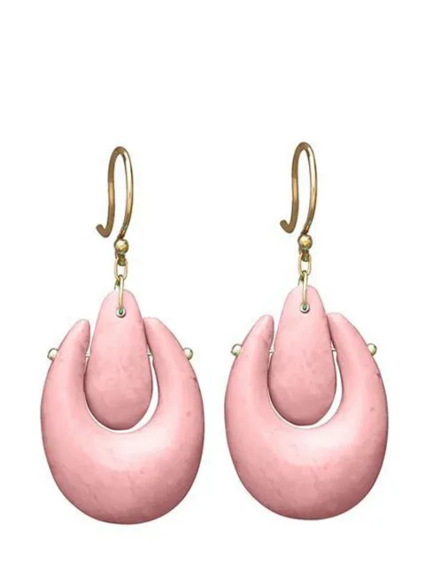 Ten Thousand Things 18kt yellow gold large O'Keeffe opal earrings Gold ER739GGPIO