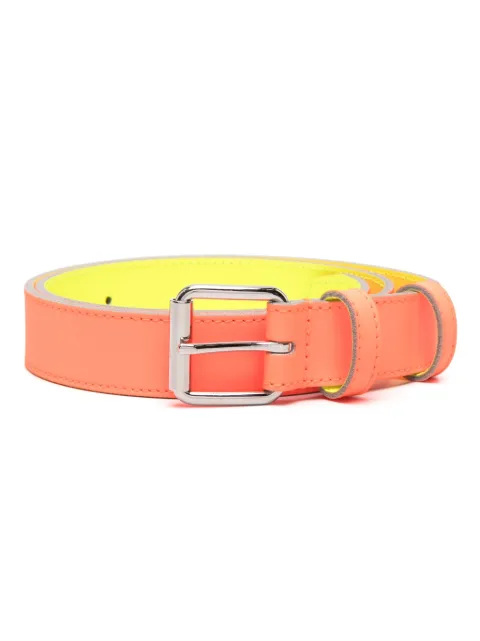 Comme Des Garçons Wallet Super Fluo leather belt Orange SA0912SF